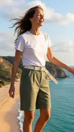 Garde-robe - Short - Groen