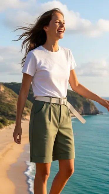 Garde-robe - Short - Groen