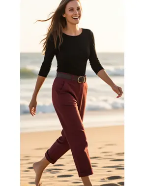 Garde-robe - Lange Broek - Bordeaux