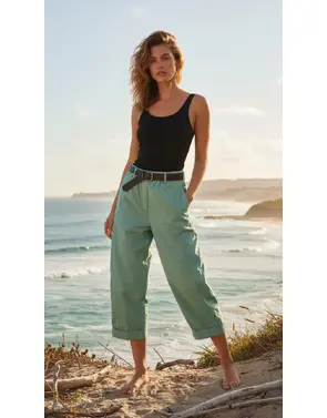 Garde-robe - Lange Broek - Munt