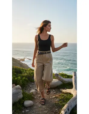 Garde-robe - Lange Broek - Beige