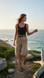 Garde-robe - Lange Broek - Beige
