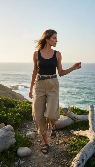 Garde-robe - Lange Broek - Beige