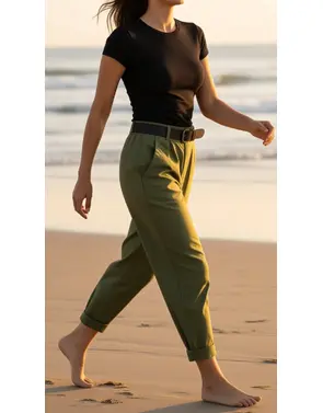 Garde-robe - Lange Broek - Groen