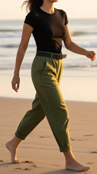 Garde-robe - Lange Broek - Groen