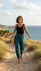Garde-robe - Lange Broek - Petrol