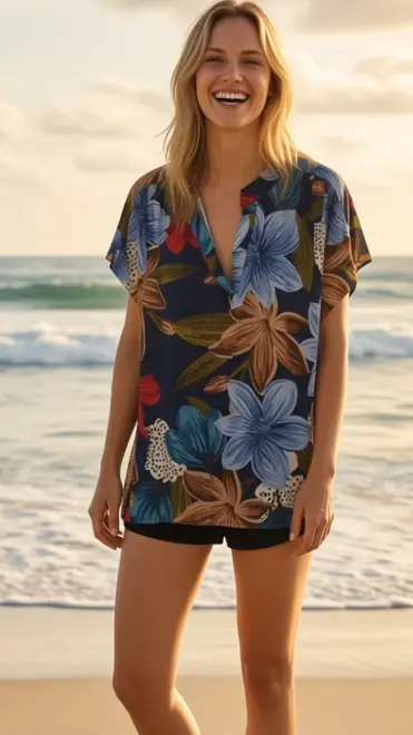 Garde-robe - Blouse - Blauw