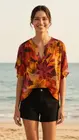 Garde-robe - Blouse - Donker oranje