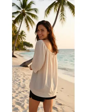 Garde-robe - Blouse - Beige