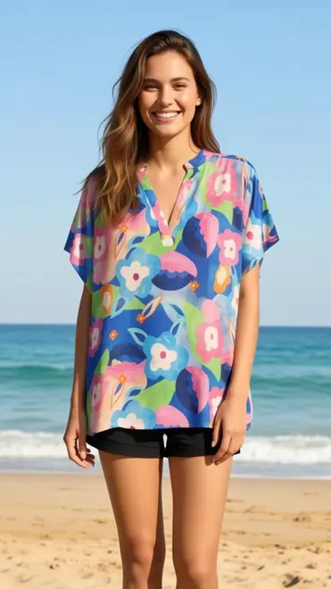 Garde-robe - Blouse - Blauw