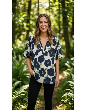 Garde-robe - Blouse - Marine