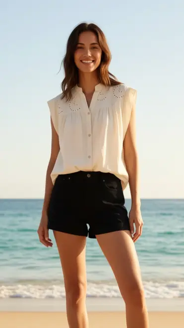 Garde-robe - Top - Ecru