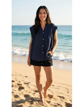 Garde-robe - Top - Marine
