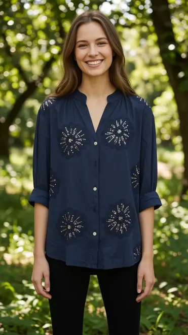 Garde-robe - Blouse - Marine