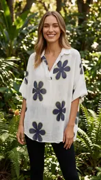 Garde-robe - Blouse - Marine