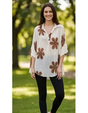 Garde-robe - Blouse - Bruin