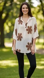 Garde-robe - Blouse - Bruin