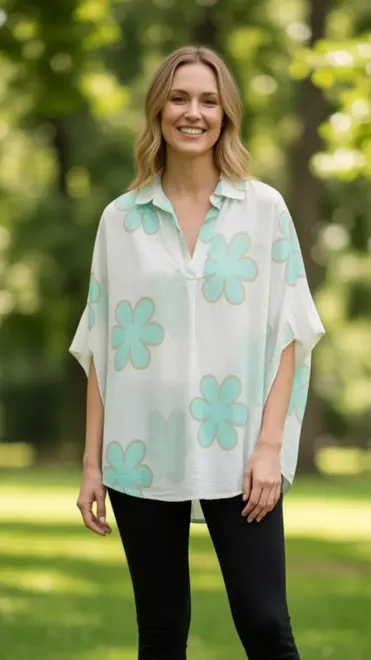 Garde-robe - Blouse - Munt