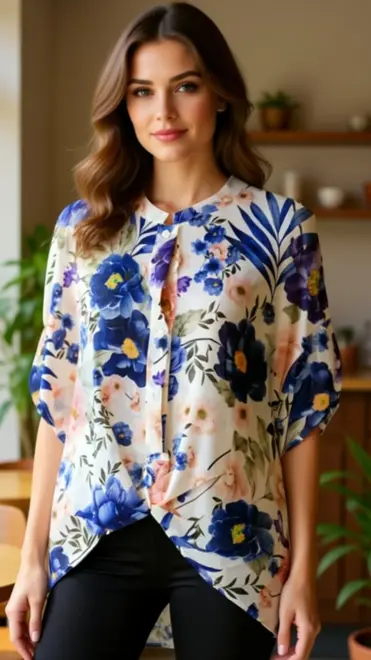 Garde-robe - Blouse - Blauw