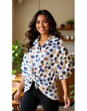 Garde-robe - Blouse - Blauw