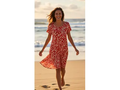 Garde-robe - Kort Kleedje - Rood