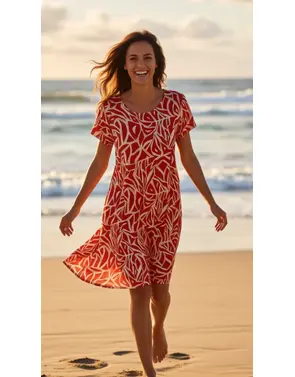 Garde-robe - Kort Kleedje - Rood