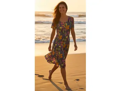 Garde-robe - Kort Kleedje - Groen