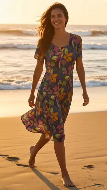 Garde-robe - Kort Kleedje - Groen