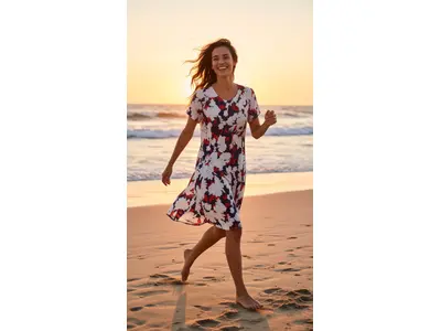 Garde-robe - Kort Kleedje - Rood