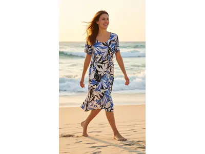 Garde-robe - Kort Kleedje - Blauw