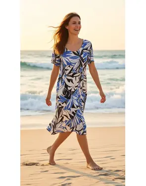 Garde-robe - Kort Kleedje - Blauw