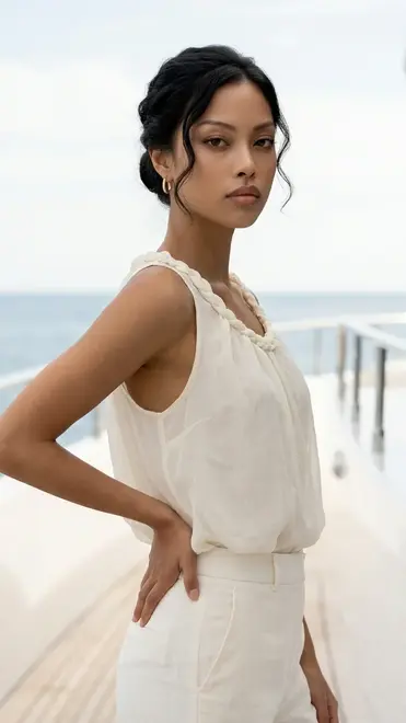 Garde-robe - Top - Ecru