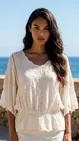 Garde-robe - Top - Ecru