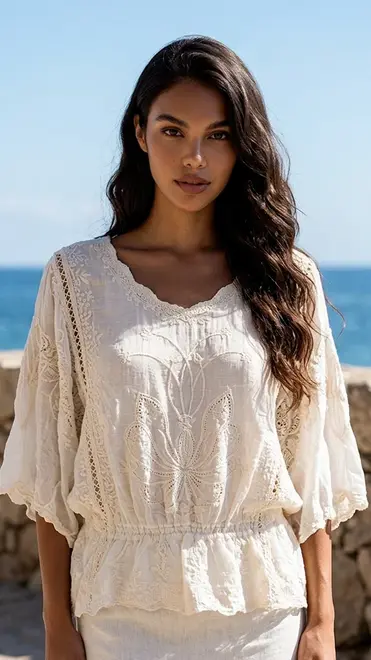 Garde-robe - Top - Ecru