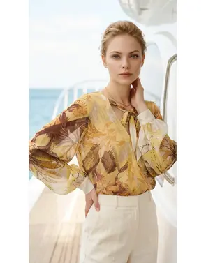 Garde-robe - Blouse - Bruin
