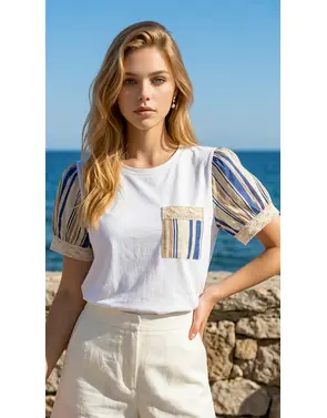 Garde-robe - T-shirt - Marine