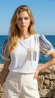 Garde-robe - T-shirt - Marine