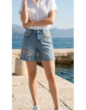 Garde-robe - Short - Jeans licht