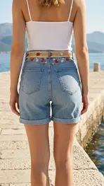 Garde-robe - Short - Jeans licht