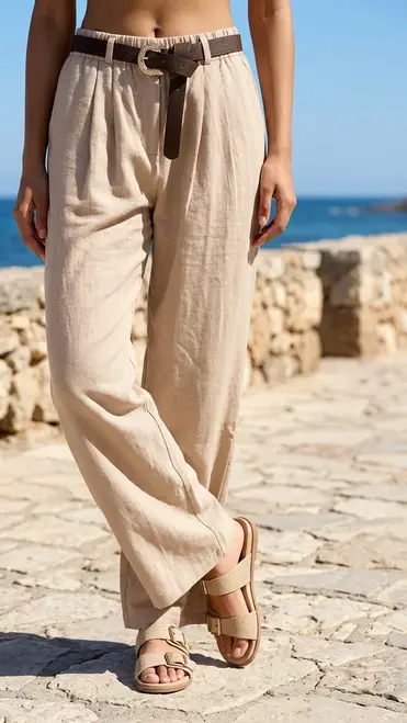 Garde-robe - Lange Broek - Beige