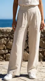 Garde-robe - Lange Broek - Beige