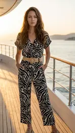 Garde-robe - Jumpsuit - Zwart-wit
