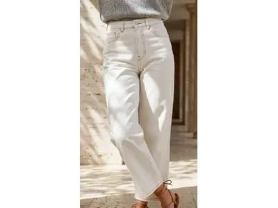 Garde-robe - Lange Broek - Ecru