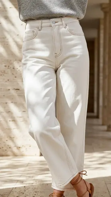 Garde-robe - Lange Broek - Ecru