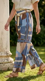 Garde-robe - Lange Broek - Blauw