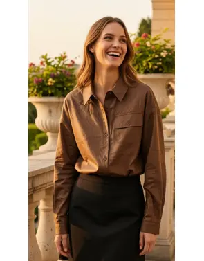 Garde-robe - Blouse - Bruin
