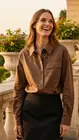 Garde-robe - Blouse - Bruin