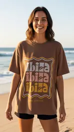 Garde-robe - T-shirt - Bruin