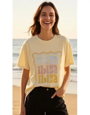 Garde-robe - T-shirt - Geel
