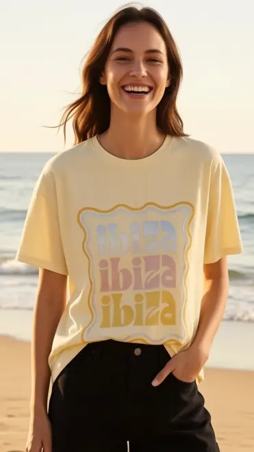 Garde-robe - T-shirt - Geel